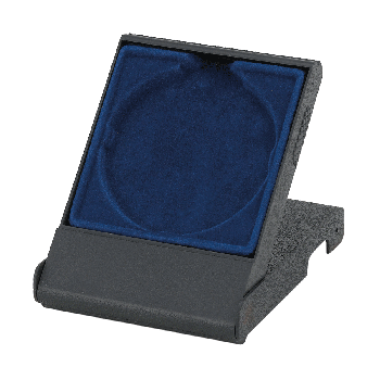 Medailledoosje blauw (diam. 70mm)