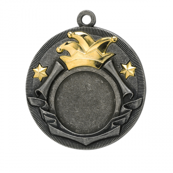 Médaille de carnaval avec couronne dorée