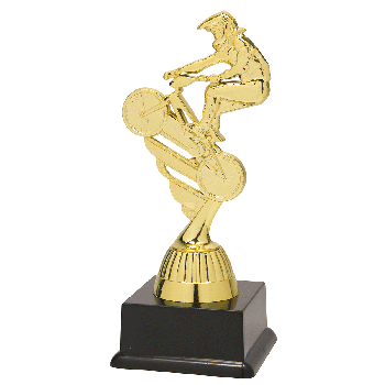 Trophée doré BMX 