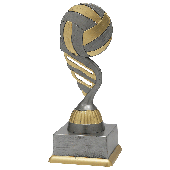 Trophée Volleyball argent-antique 