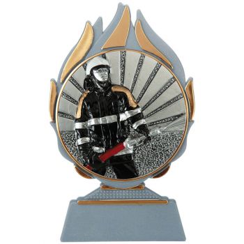 Vlammen trofee brandweer