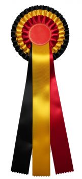 Rozet België zwart-geel-rood 