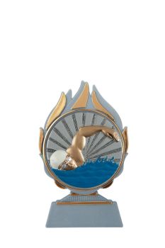 Flame trophy swimming