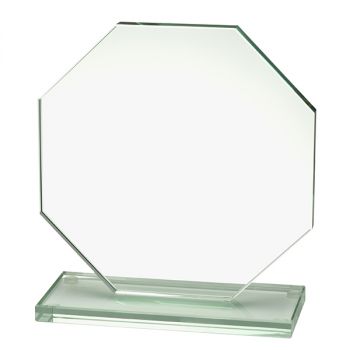 Trophée verre Hexagone