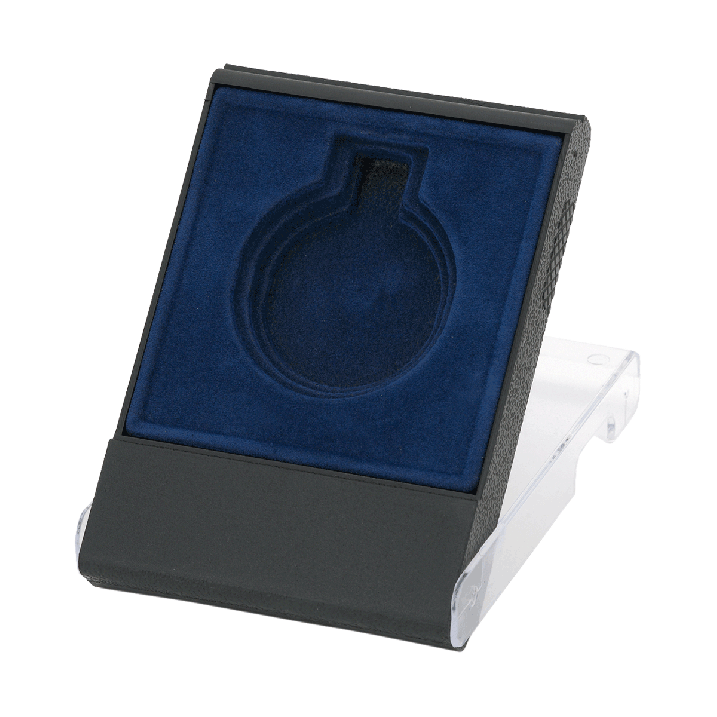 Écrin pour médailles bleu  (diam. 40/45/50mm)