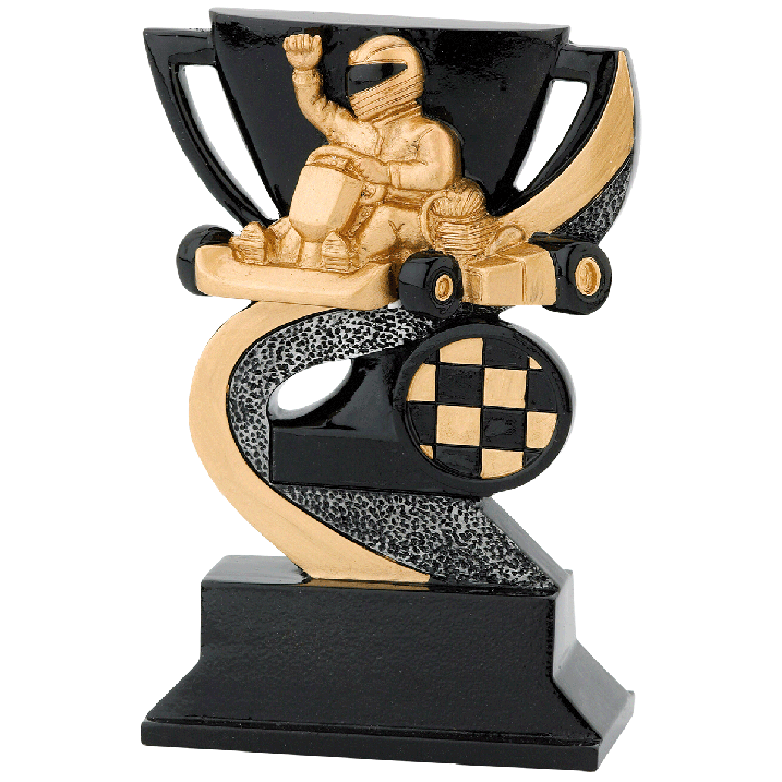 Goud-zwart beeld karten