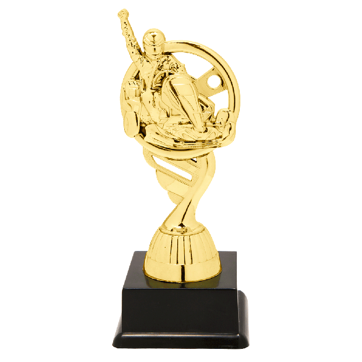Gouden karting standaard