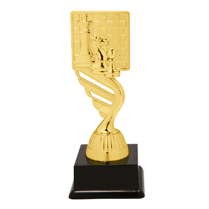 Trophée doré Jeu d’échecs Trophée doré Jeu d’échecs
