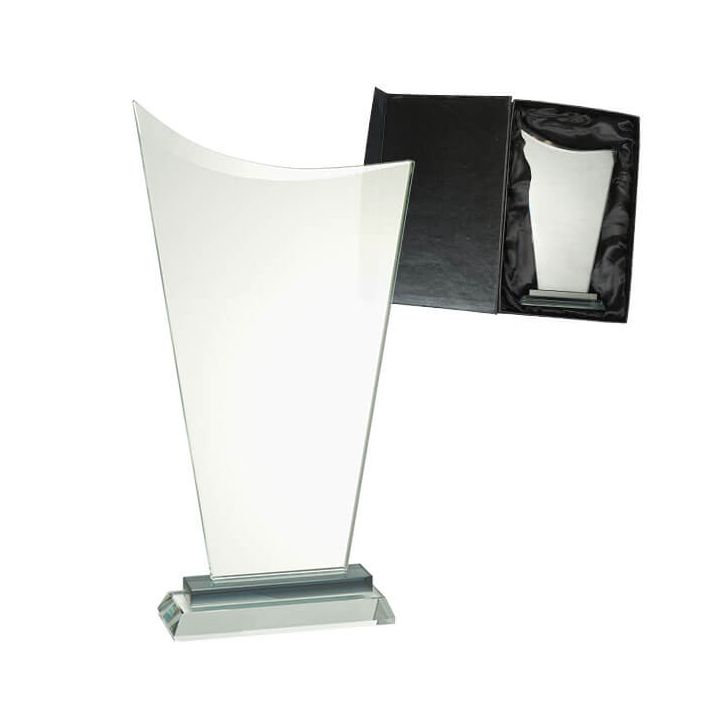 Trophée Verre avec haut oblique Trophée Verre avec haut oblique