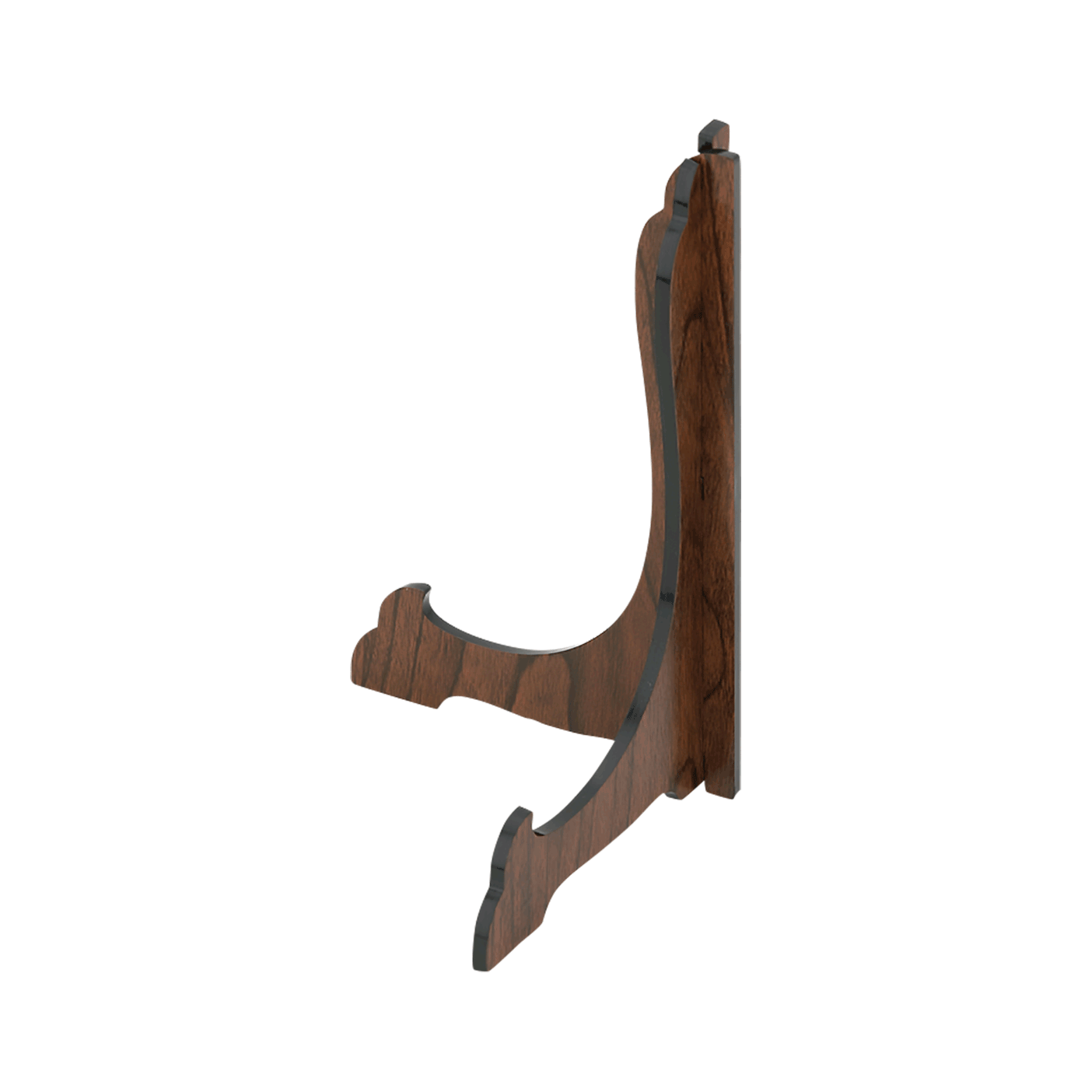 Chevalet pour assiettes-trophées effet bois Chevalet pour assiettes-trophées effet bois