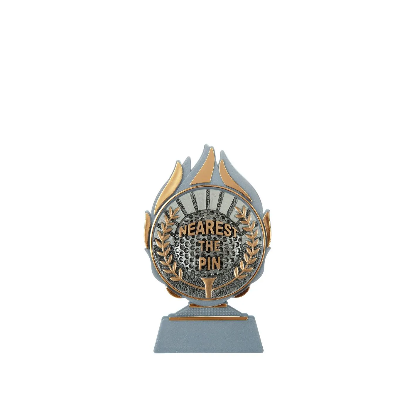 Flame trophy nearest the pin Flame trophy nearest the pin
