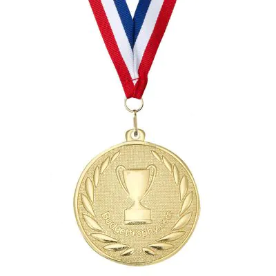 Médaille sportive avec numéro 1
