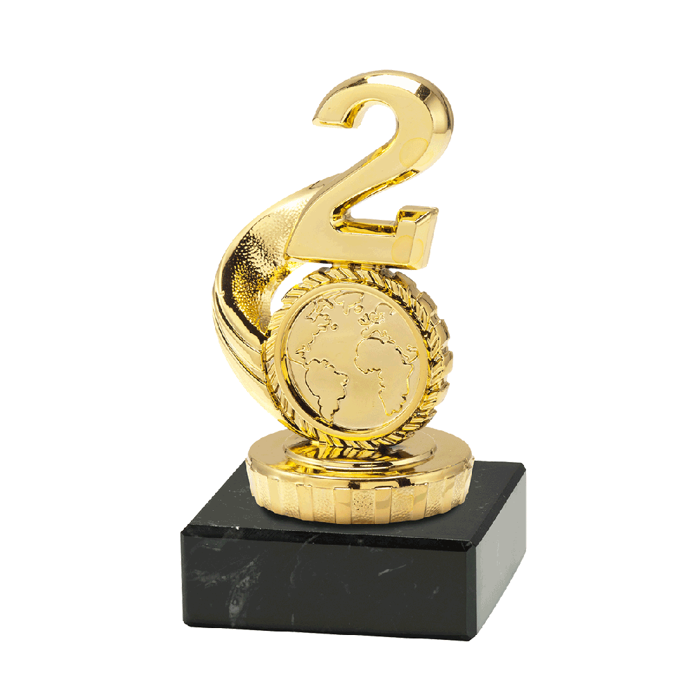 Juvale Golden Microphone Trophy - Kleine Hars Singing Award Trofee Karaoke, Zangwedstrijden, Feesten, 5,5 x 4,75 x 2,25 Inch