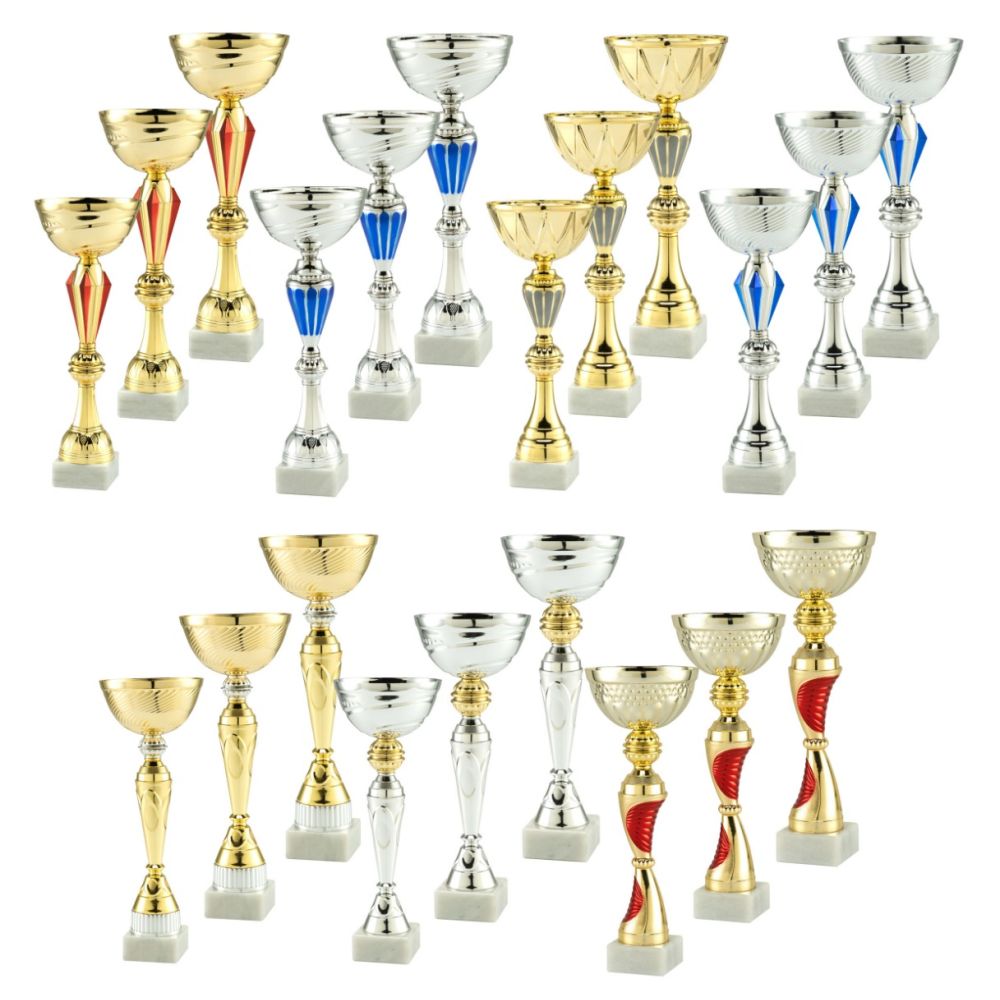 Lot De 47 Trophées Et Coupes Sportives – Occasion – Idéal Pour Récompenses