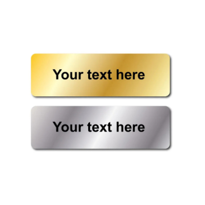 Text label trophy 110x40mm