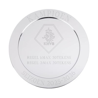 Voetbal kampioensschaal – 35 cm