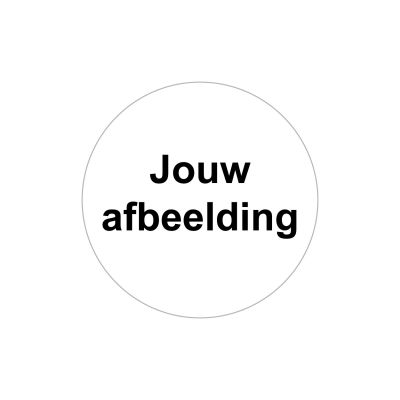 Sticker met je eigen ontwerp - Ø 50 mm