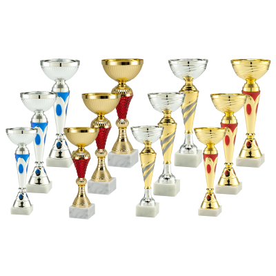 Lot de coupes Rutger avec 12 trophées - 21,5-26 cm