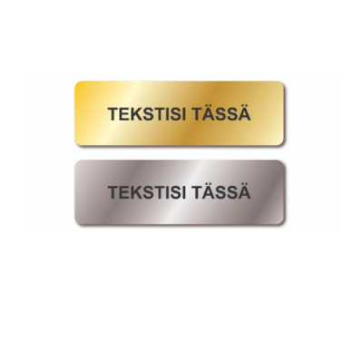 Tekstilaatta palkintoon 89x25mm