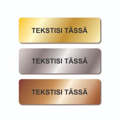 Tekstin etiketti pokaali 45x18mm