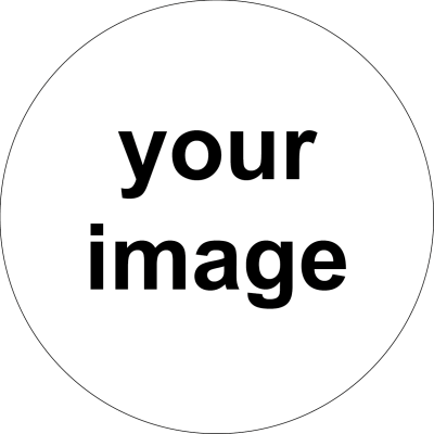 Sticker with your own design - Ø 25 mm