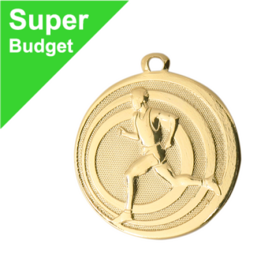 Budget hardloop medaille klein
