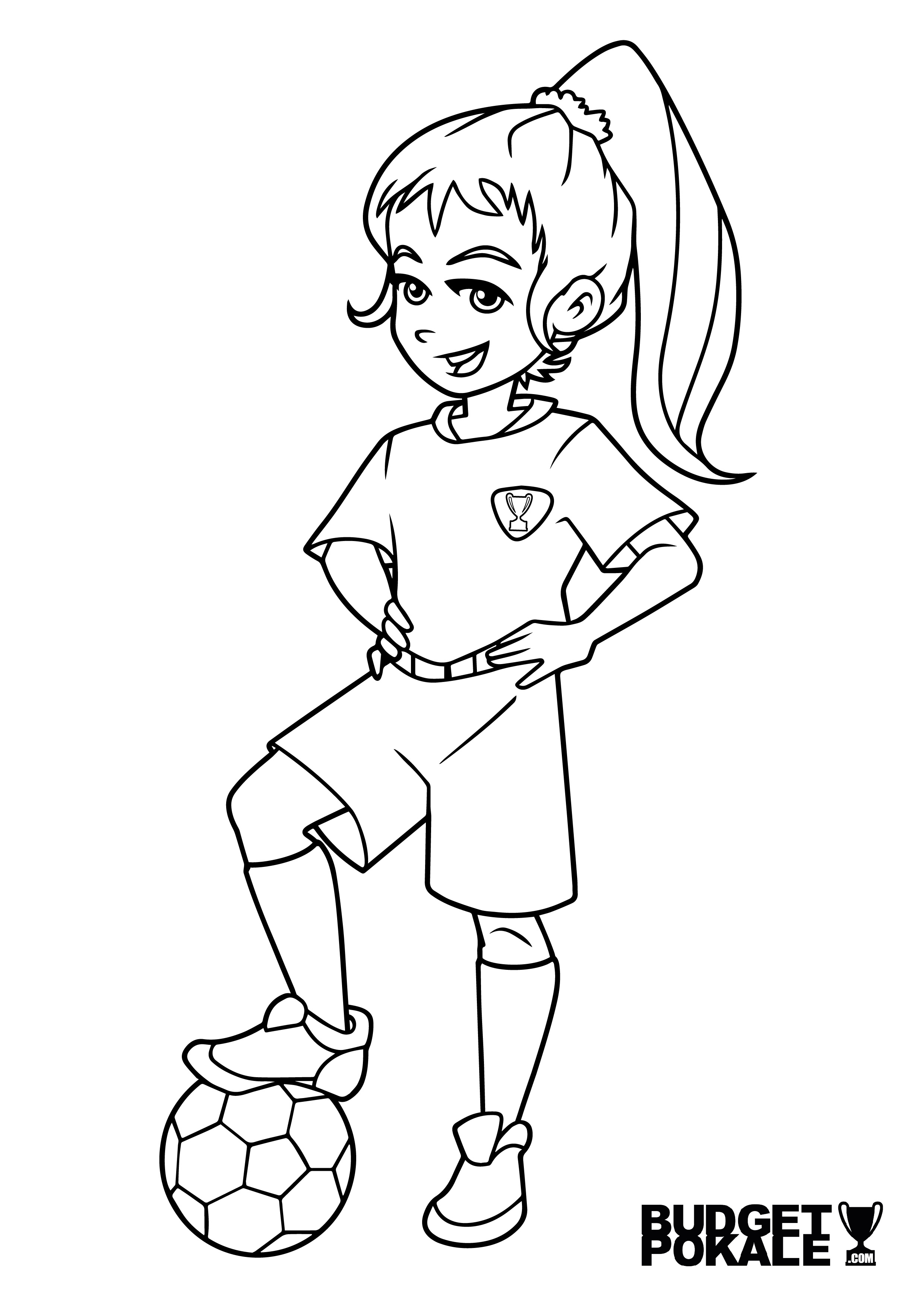 Kostenlose Fußball-Ausmalbilder zum Ausdrucken | Budgetpokale.com